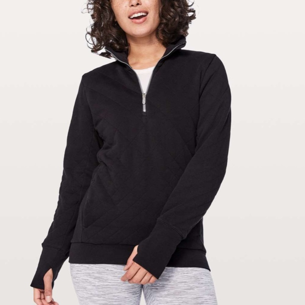 LAST CHANCE - Lululemon Forever Warm Half Zip Pullover